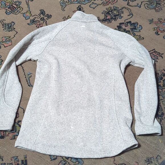 Women’s Polar King Zip Up Fitted Sweater Jacket Size Large Fleece Lined - Picture 7 of 8